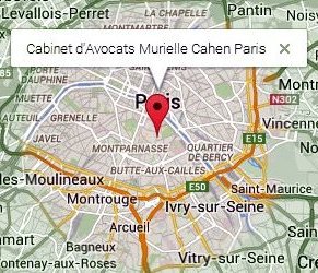 Itinéraire sur Google+ Avocats Paris Murielle Cahen